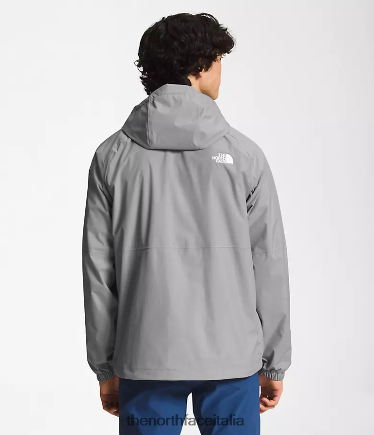 The North Face vestiario 460N8D1194 fusione di grigio uomini felpa con cappuccio antipioggia antora