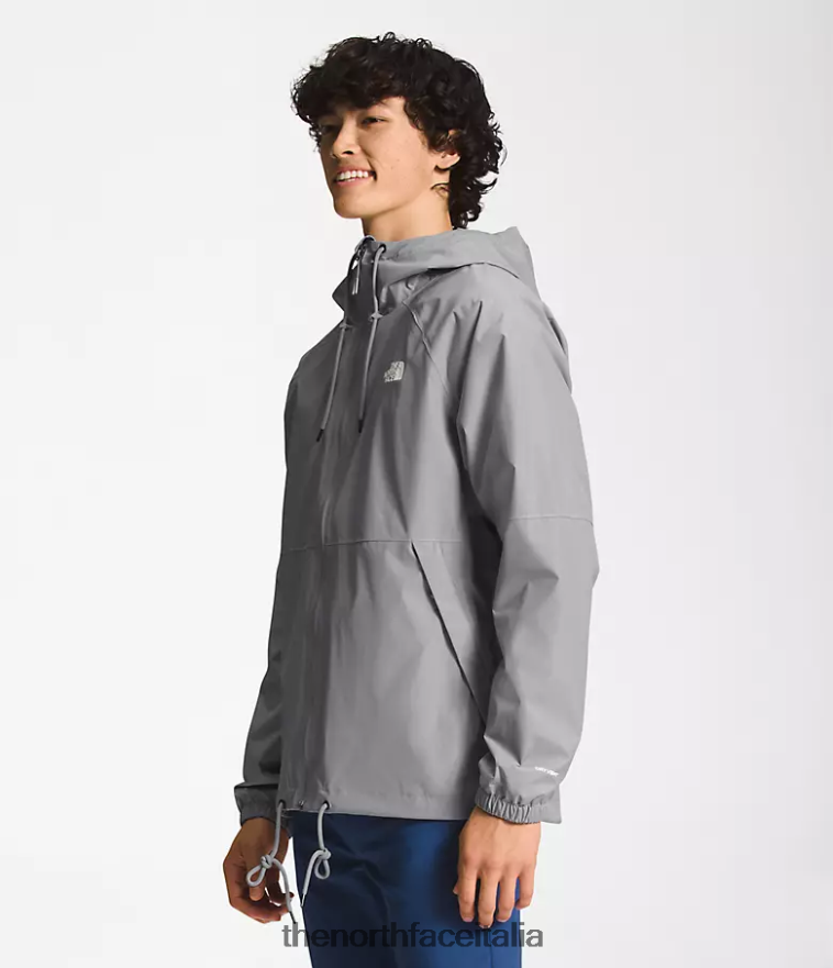 The North Face vestiario 460N8D1194 fusione di grigio uomini felpa con cappuccio antipioggia antora