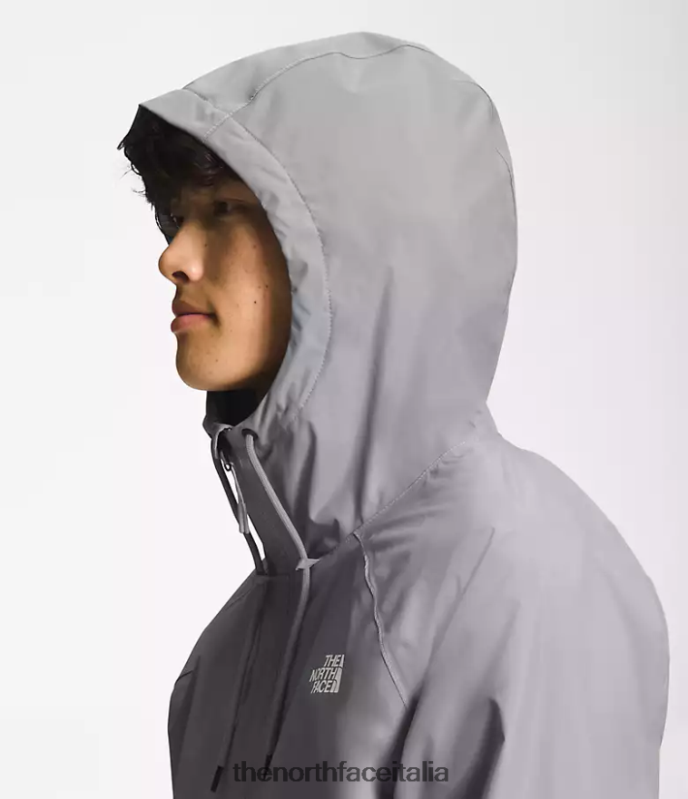 The North Face vestiario 460N8D1194 fusione di grigio uomini felpa con cappuccio antipioggia antora