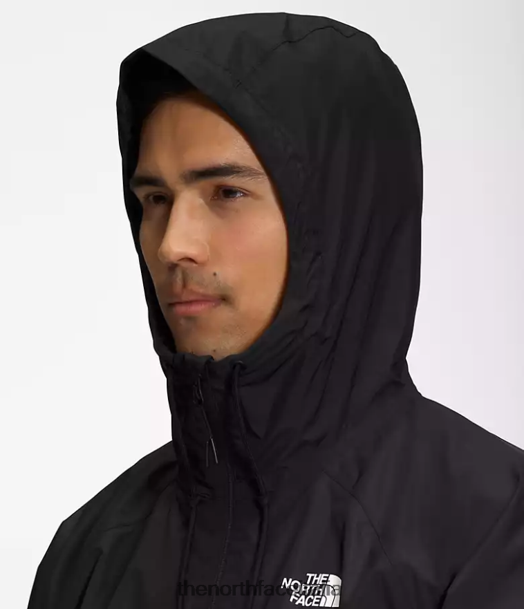 The North Face vestiario 460N8D1196 tnf nero/oro minerale uomini felpa con cappuccio antipioggia antora