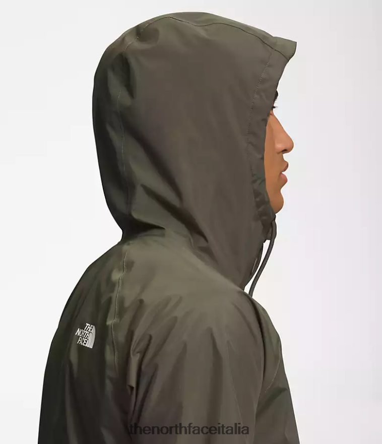 The North Face vestiario 460N8D1202 nuovo verde tortora/verde erba intenso uomini felpa con cappuccio antipioggia antora
