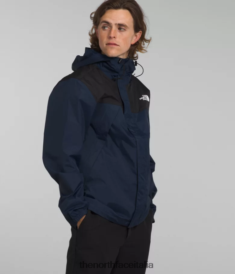 The North Face vestiario 460N8D280 summit blu scuro/tnf nero uomini giacca antoriana