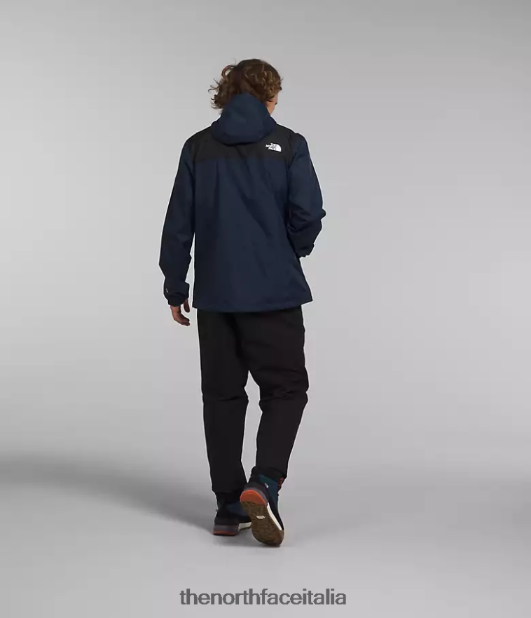 The North Face vestiario 460N8D280 summit blu scuro/tnf nero uomini giacca antoriana