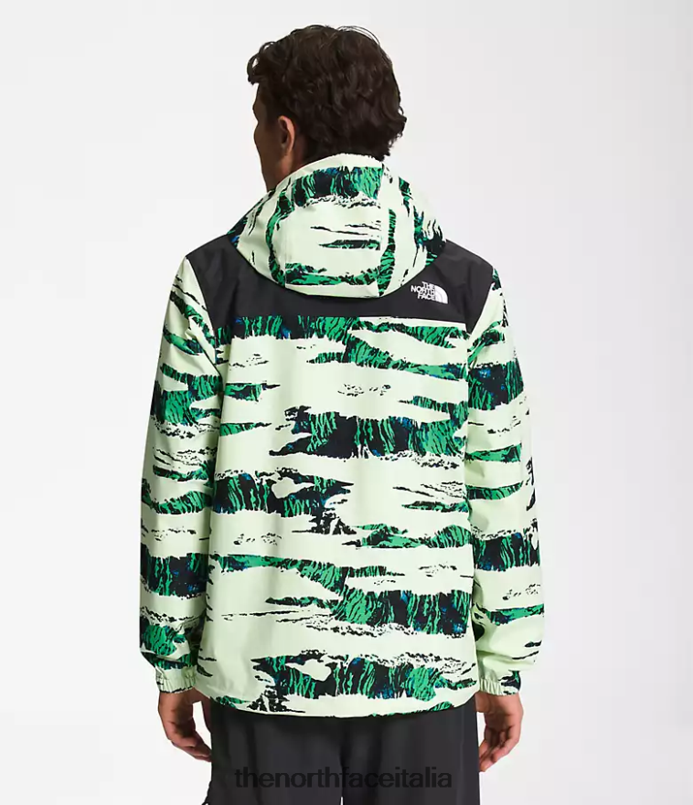 The North Face vestiario 460N8D285 stampa mimetica tnf nero/marrone utile uomini giacca antoriana