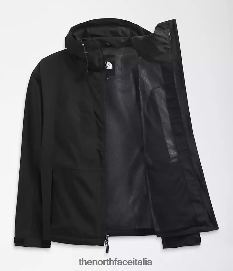 The North Face vestiario 460N8D350 grazie nero uomini Giacca da montagna 2000
