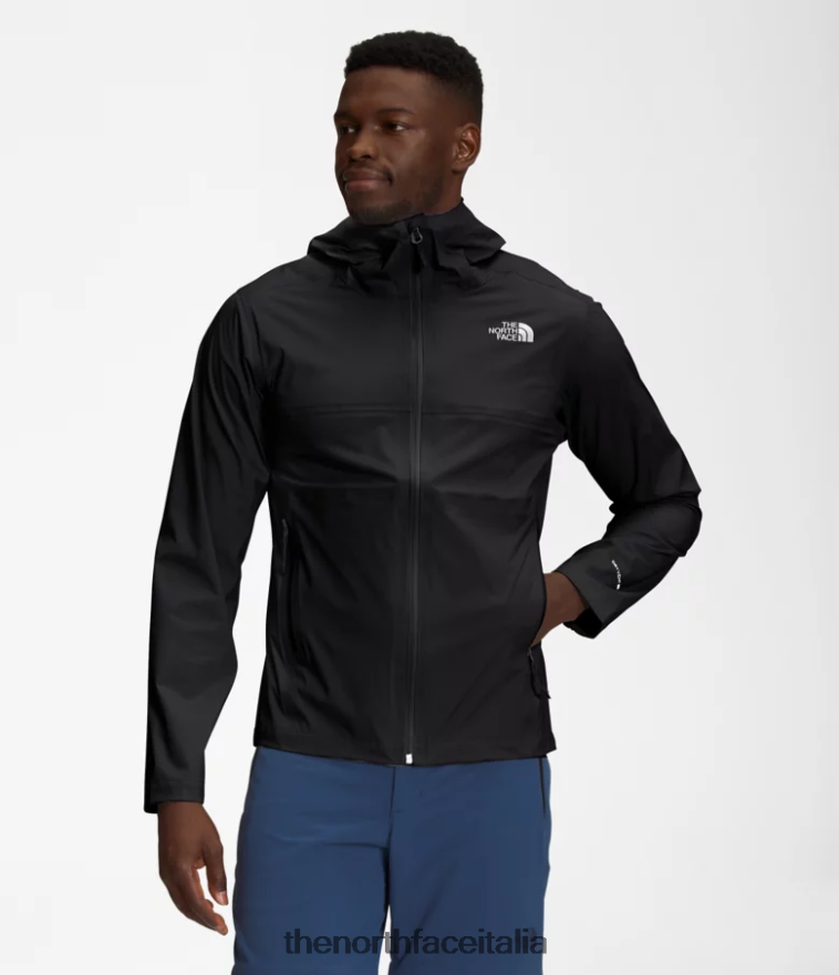 The North Face vestiario 460N8D411 grazie nero uomini giacca dryvent del bacino occidentale