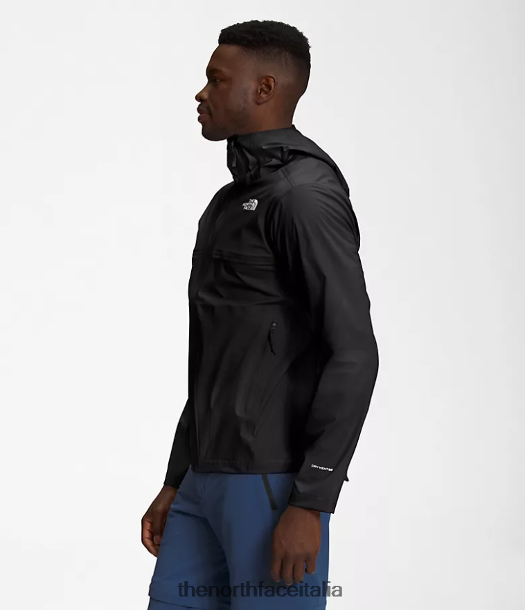The North Face vestiario 460N8D411 grazie nero uomini giacca dryvent del bacino occidentale
