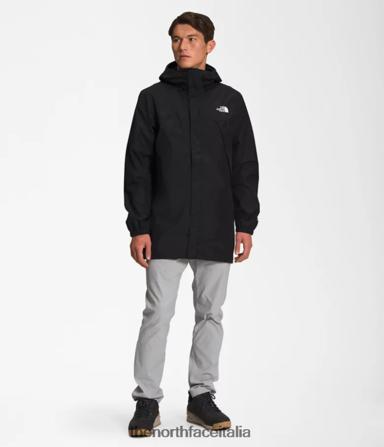 The North Face vestiario 460N8D538 grazie nero uomini parka antora