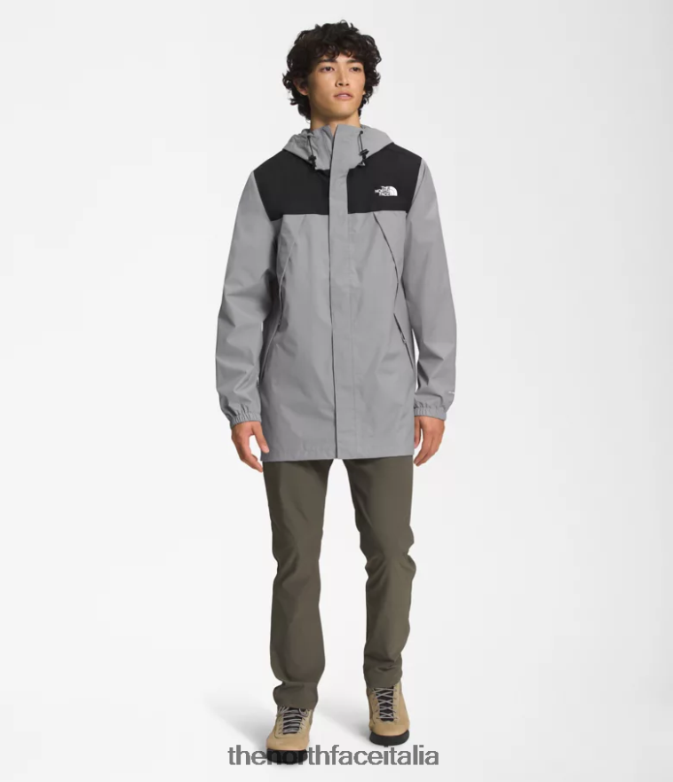 The North Face vestiario 460N8D539 nero/grigio fuso uomini parka antora