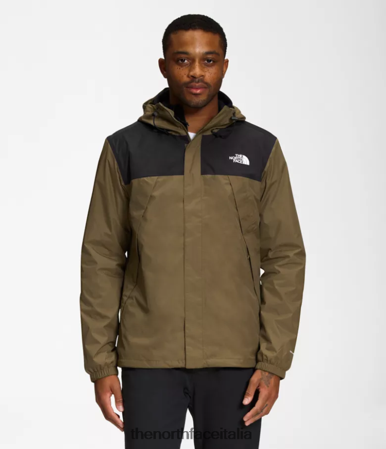 The North Face vestiario 460N8D999 oliva militare/tnf nero uomini triclima di antora