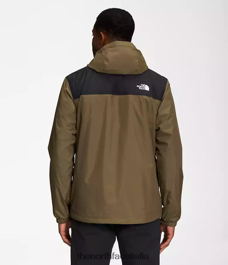 The North Face vestiario 460N8D999 oliva militare/tnf nero uomini triclima di antora