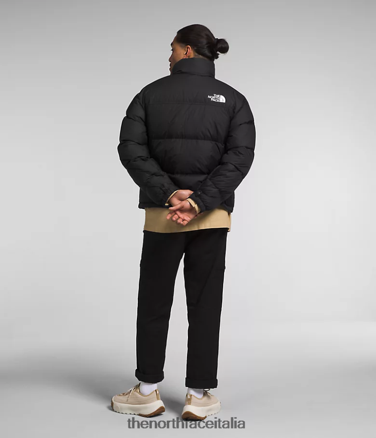 The North Face vestiario 460N8D468 tnf riciclato nero uomini Giacca nuptse retrò del 1996