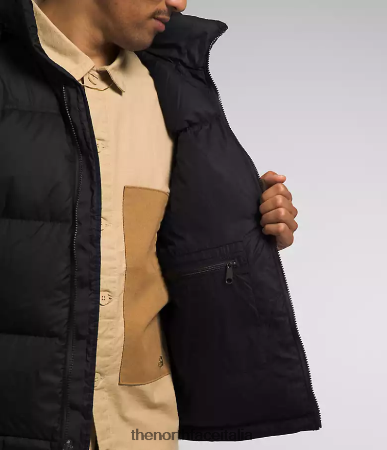 The North Face vestiario 460N8D468 tnf riciclato nero uomini Giacca nuptse retrò del 1996