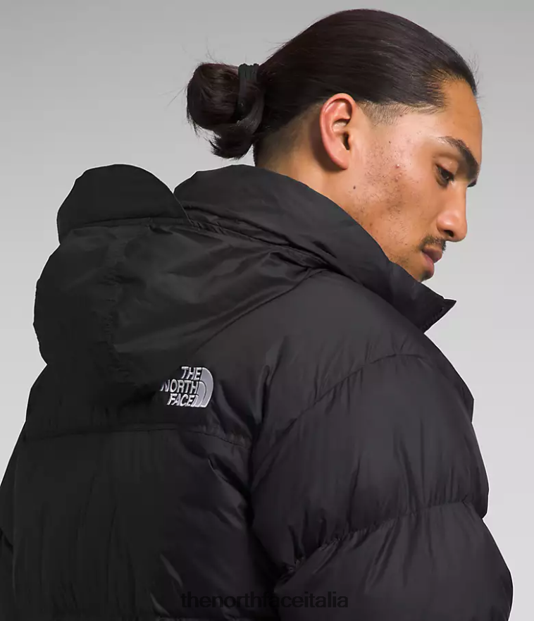 The North Face vestiario 460N8D468 tnf riciclato nero uomini Giacca nuptse retrò del 1996