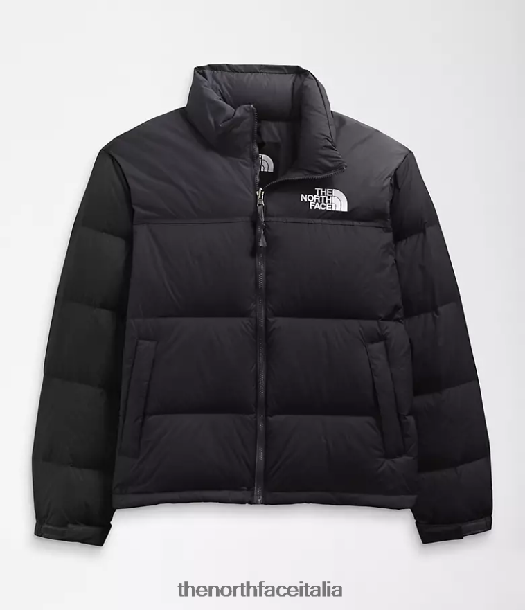 The North Face vestiario 460N8D468 tnf riciclato nero uomini Giacca nuptse retrò del 1996