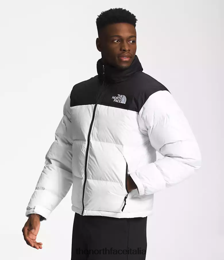 The North Face vestiario 460N8D469 tnf bianco/tnf nero uomini Giacca nuptse retrò del 1996