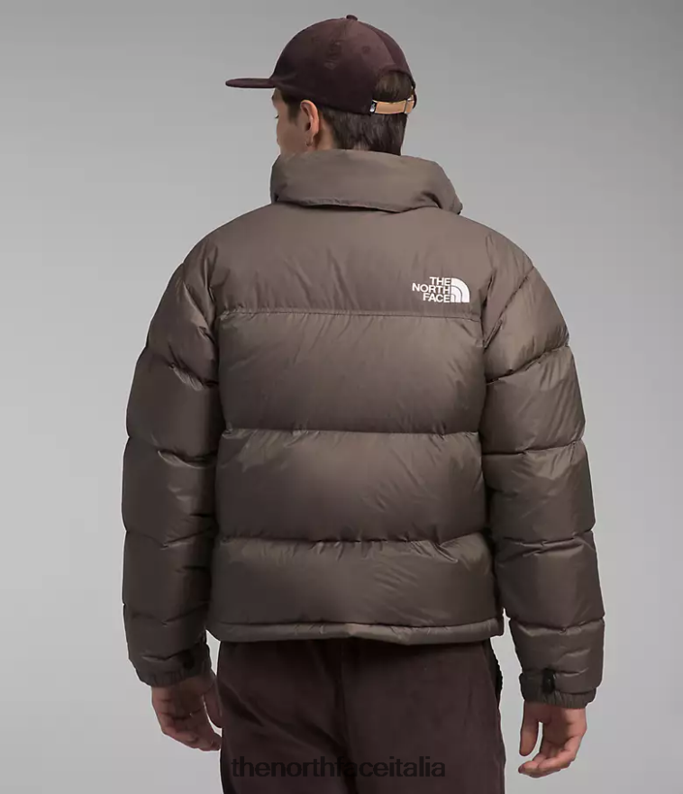 The North Face vestiario 460N8D470 marrone falco uomini Giacca nuptse retrò del 1996
