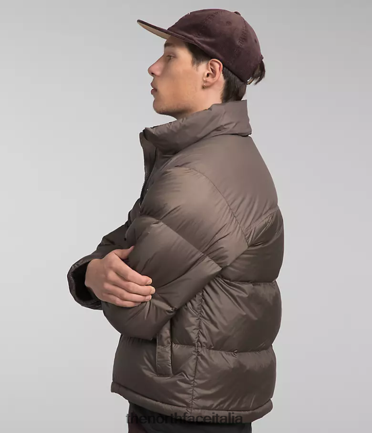 The North Face vestiario 460N8D470 marrone falco uomini Giacca nuptse retrò del 1996