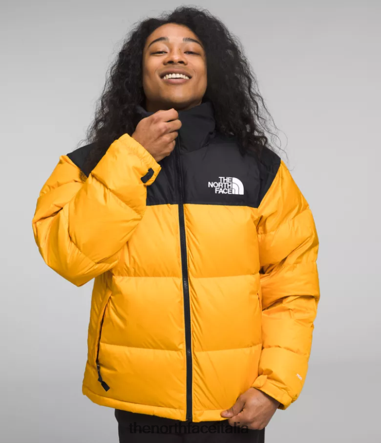 The North Face vestiario 460N8D472 vertice oro/tnf nero uomini Giacca nuptse retrò del 1996