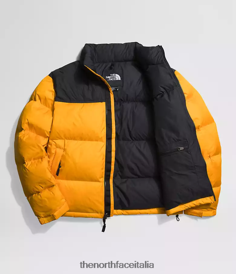 The North Face vestiario 460N8D472 vertice oro/tnf nero uomini Giacca nuptse retrò del 1996