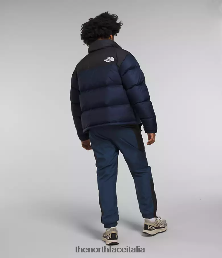 The North Face vestiario 460N8D473 summit blu scuro/tnf nero uomini Giacca nuptse retrò del 1996