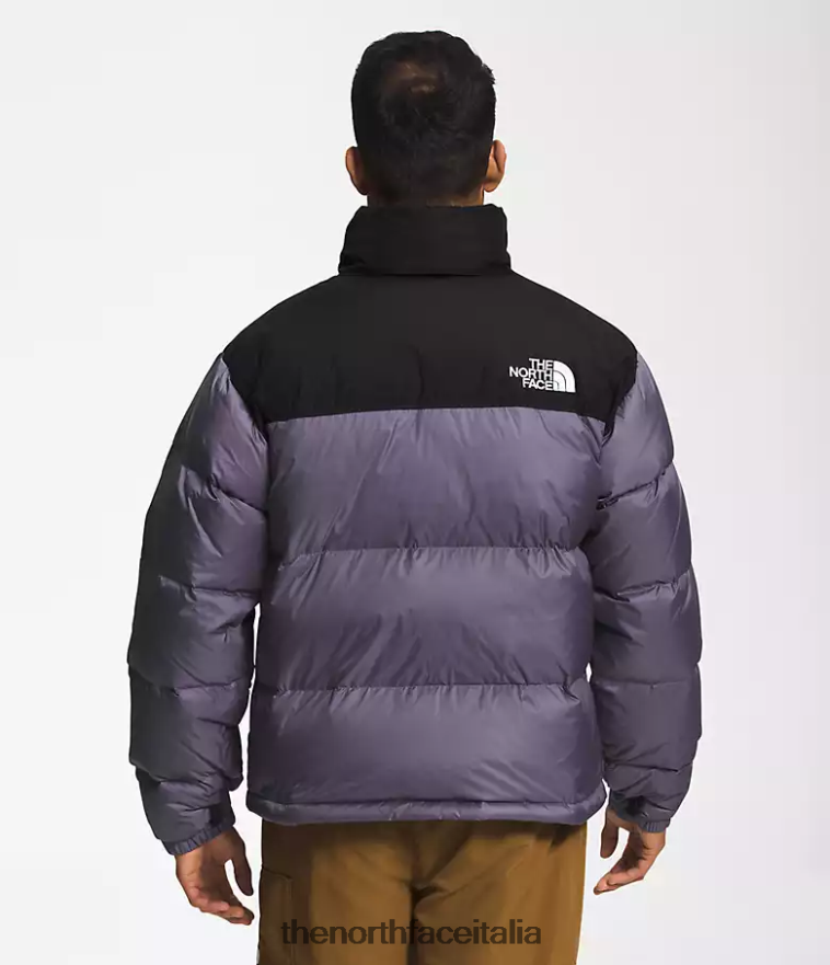 The North Face vestiario 460N8D474 ardesia lunare/tnf nero uomini Giacca nuptse retrò del 1996