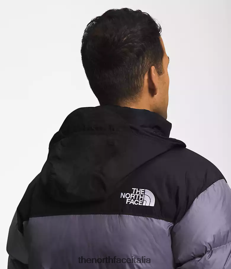 The North Face vestiario 460N8D474 ardesia lunare/tnf nero uomini Giacca nuptse retrò del 1996