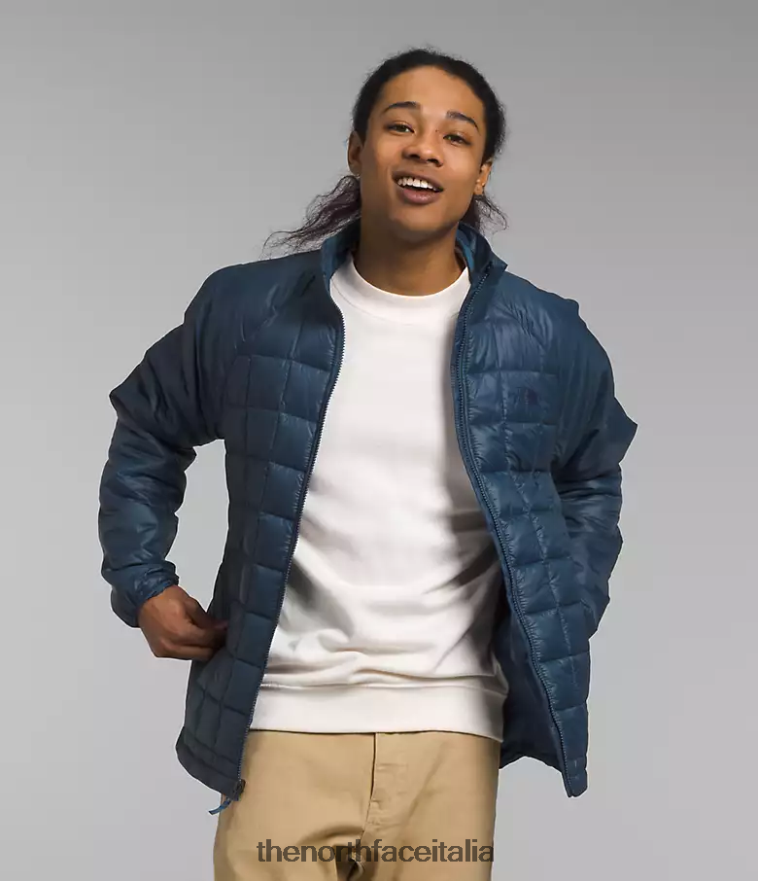 The North Face vestiario 460N8D476 vertice blu navy/ombreggiato uomini Giacca triclimatica Thermoball Eco