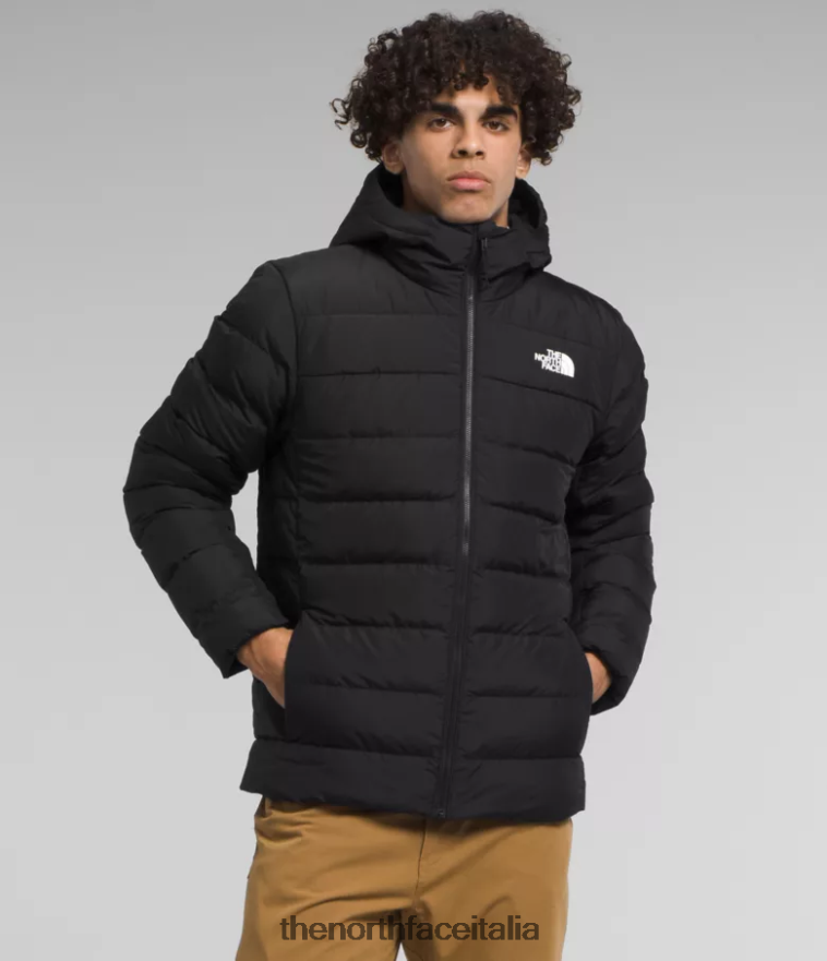 The North Face vestiario 460N8D537 grazie nero uomini Felpa con cappuccio Aconcagua 3