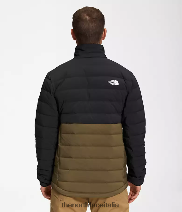 The North Face vestiario 460N8D648 tnf nero/oliva militare uomini Piumino elasticizzato Belleview