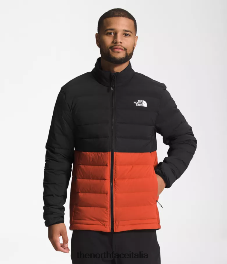 The North Face vestiario 460N8D649 tnf nero/bronzo arrugginito uomini Piumino elasticizzato Belleview