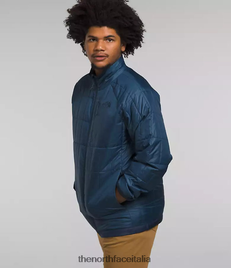 The North Face vestiario 460N8D696 blu ombreggiato/blu navy uomini giacca circaloft