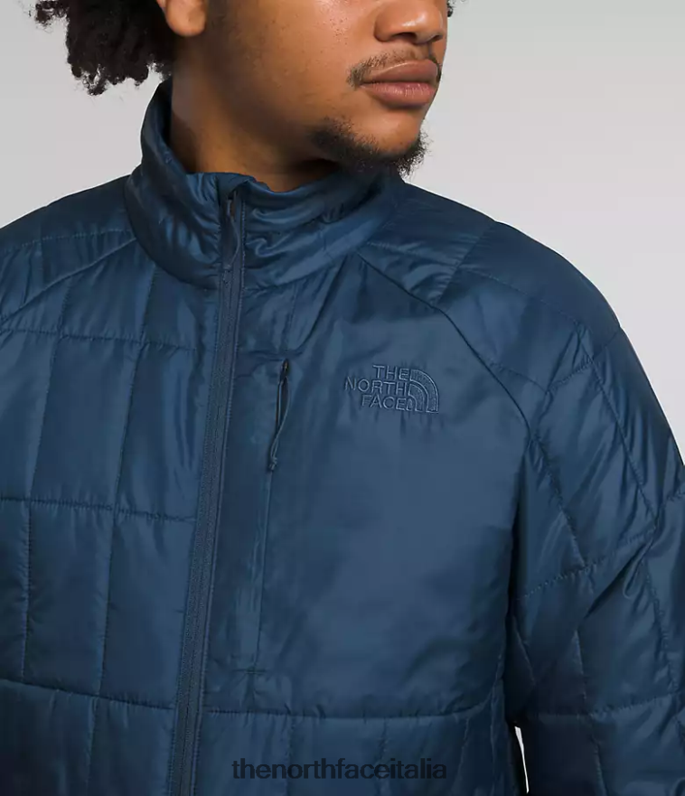 The North Face vestiario 460N8D696 blu ombreggiato/blu navy uomini giacca circaloft