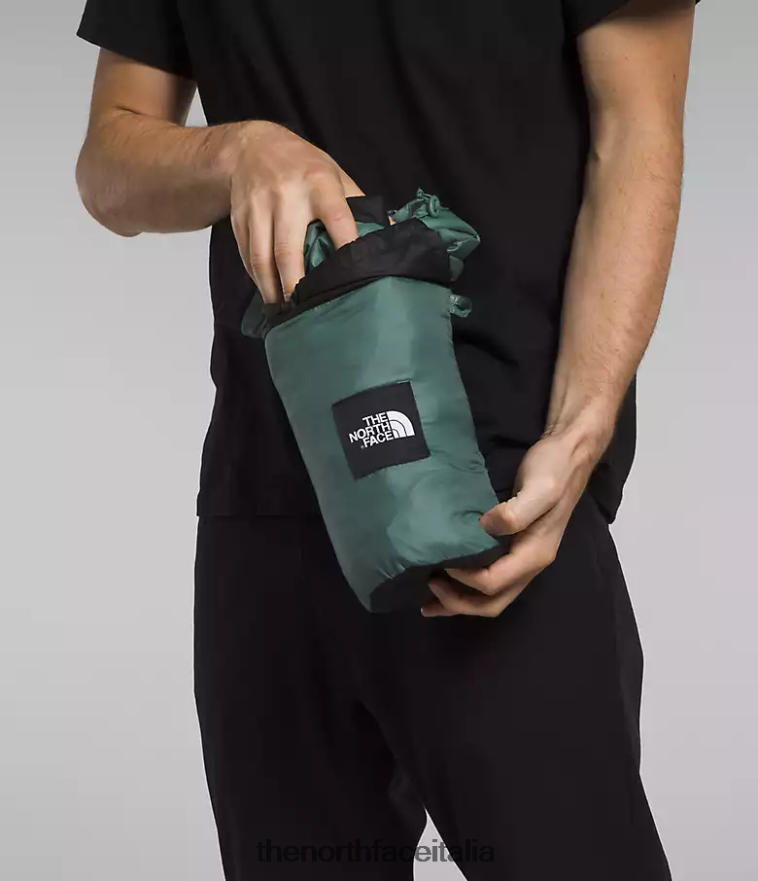 The North Face vestiario 460N8D767 salvia scuro/tnf nero uomini maglione con cerniera circaloft
