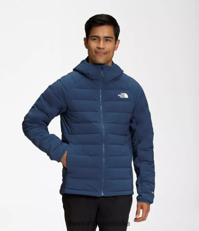 The North Face vestiario 460N8D919 blu ombroso uomini Felpa con cappuccio elasticizzata Belleview - Clicca l'immagine per chiudere