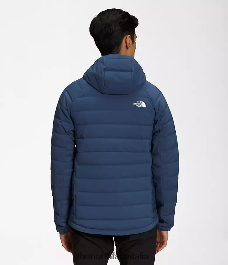 The North Face vestiario 460N8D919 blu ombroso uomini Felpa con cappuccio elasticizzata Belleview