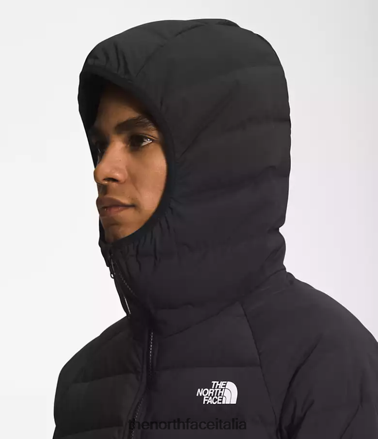 The North Face vestiario 460N8D920 tnf nero/oliva militare uomini Felpa con cappuccio elasticizzata Belleview