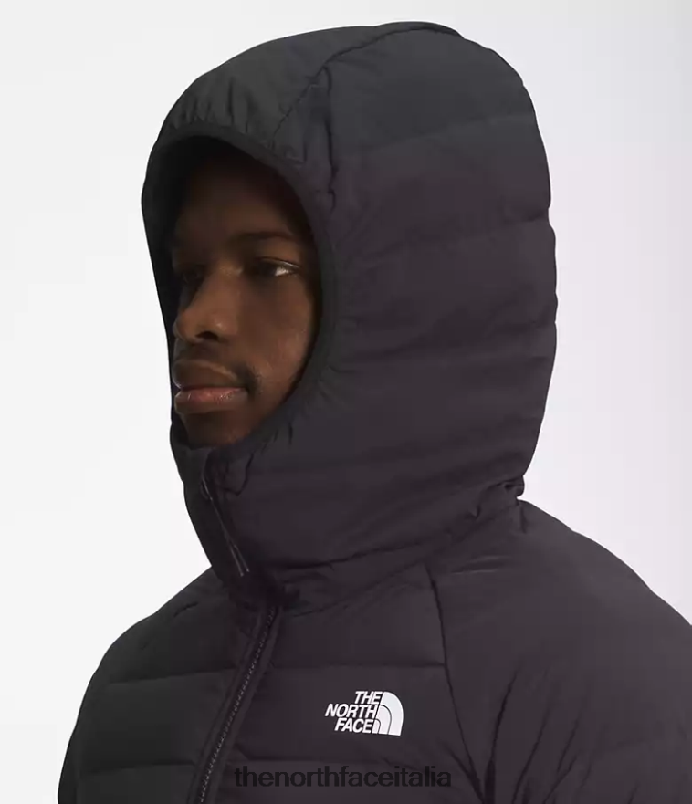 The North Face vestiario 460N8D921 grazie nero uomini Felpa con cappuccio elasticizzata Belleview