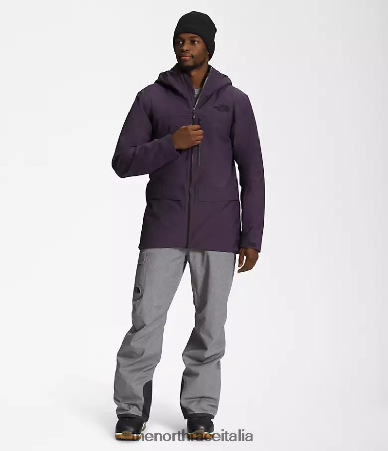 The North Face vestiario 460N8D115 viola melanzana scuro uomini giacca per l'infermità