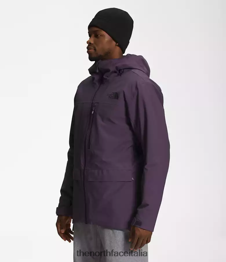 The North Face vestiario 460N8D115 viola melanzana scuro uomini giacca per l'infermità