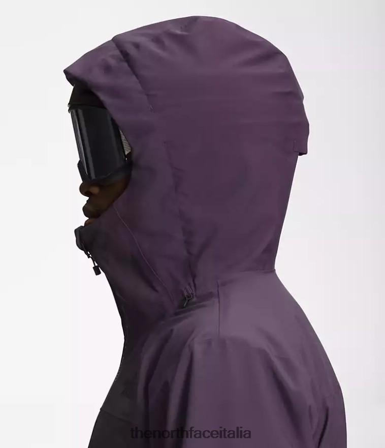 The North Face vestiario 460N8D115 viola melanzana scuro uomini giacca per l'infermità
