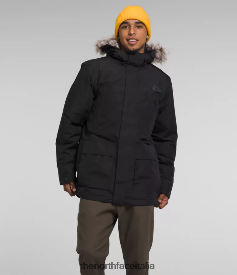The North Face vestiario 460N8D1068 grazie nero uomini parka artico gtx