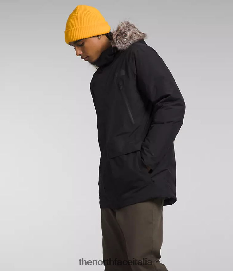 The North Face vestiario 460N8D1068 grazie nero uomini parka artico gtx