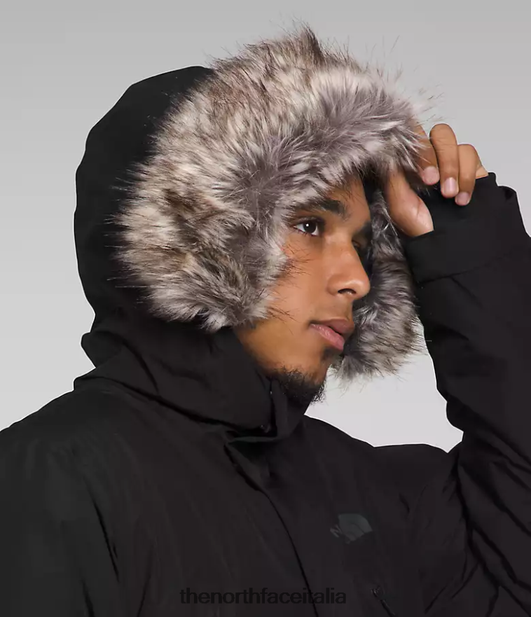 The North Face vestiario 460N8D1068 grazie nero uomini parka artico gtx