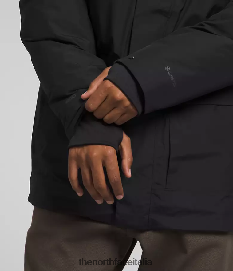 The North Face vestiario 460N8D1068 grazie nero uomini parka artico gtx