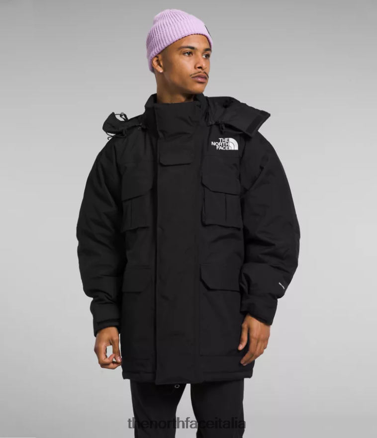 The North Face vestiario 460N8D1243 grazie nero uomini Parka isolante Coldworks