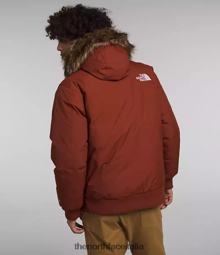The North Face vestiario 460N8D1254 brandy marrone uomini Bombardiere McMurdo