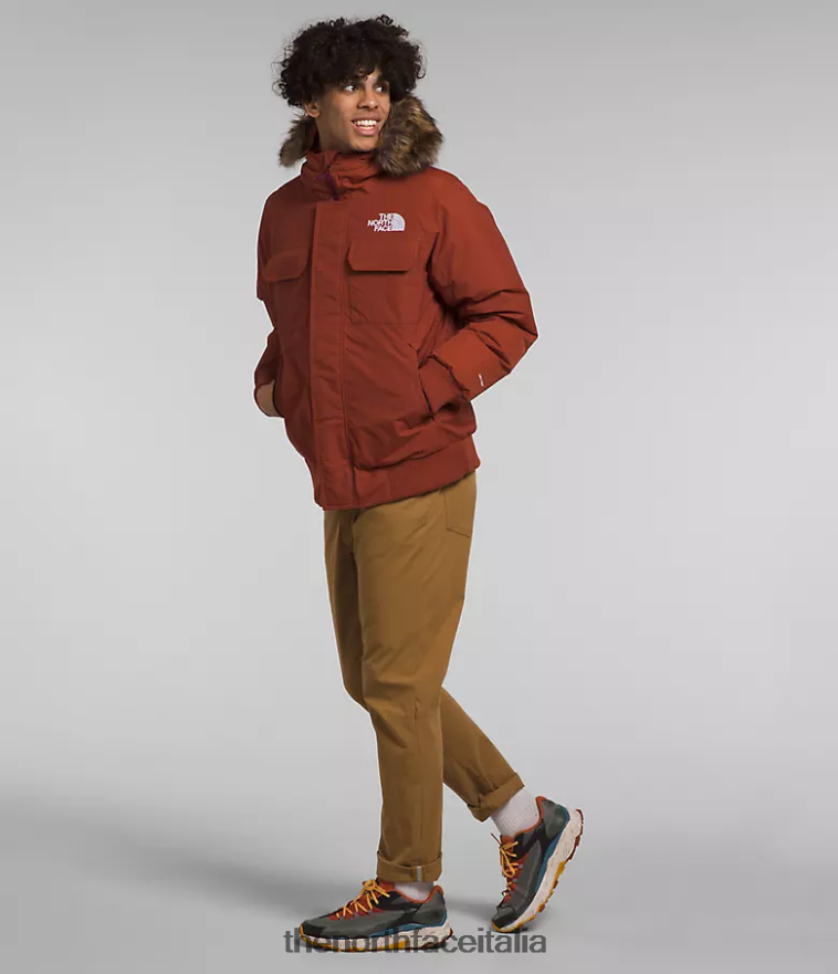The North Face vestiario 460N8D1254 brandy marrone uomini Bombardiere McMurdo