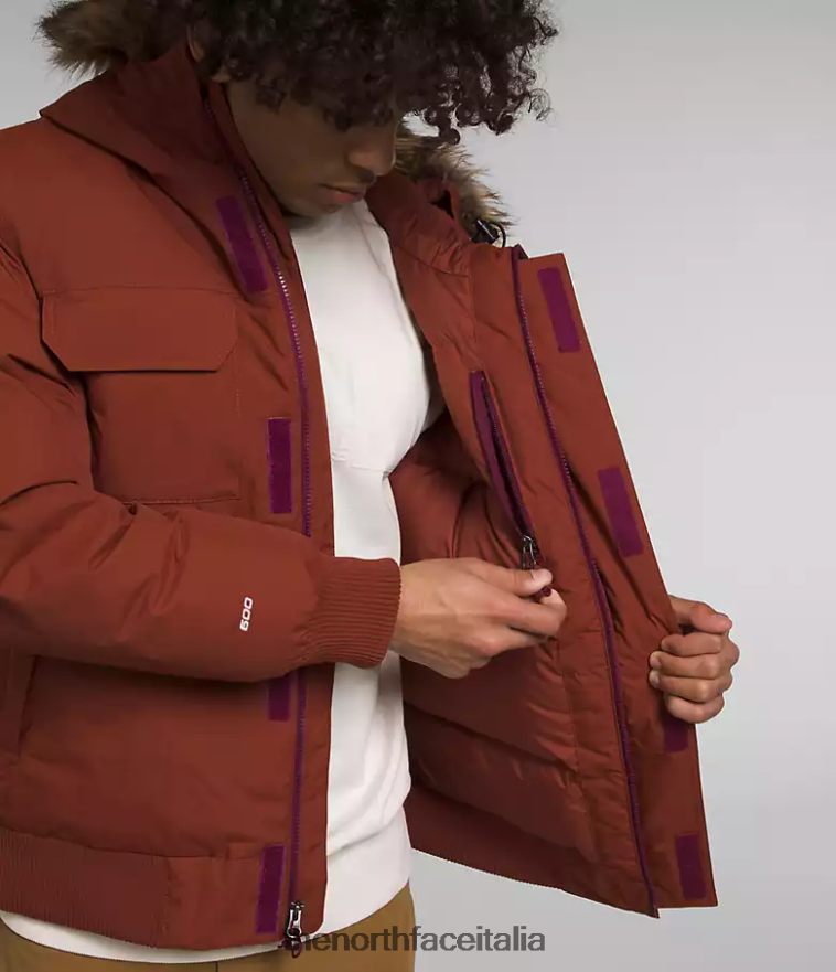 The North Face vestiario 460N8D1254 brandy marrone uomini Bombardiere McMurdo