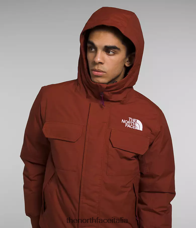 The North Face vestiario 460N8D1254 brandy marrone uomini Bombardiere McMurdo